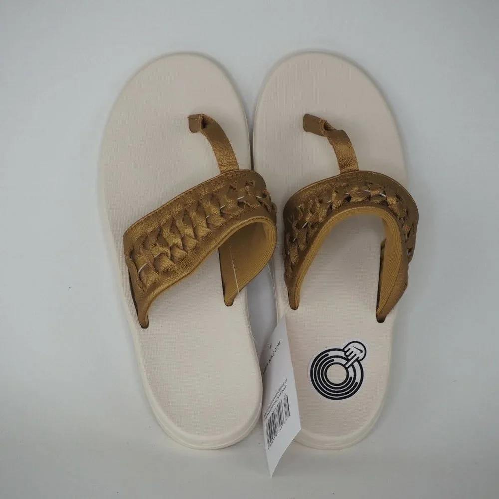 Nike Bella Kai Thong 2 Women Sandals Slide Sport Pale Ivory DS - Picture 5 of 11